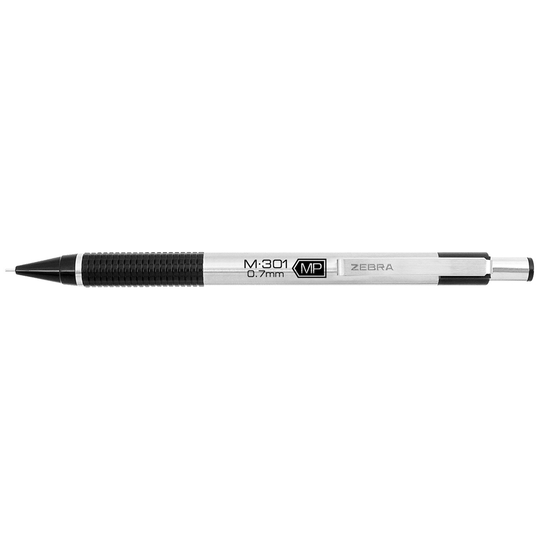 Zebra M-301 12-Pack Small Silver/Black Mechanical Pencils
