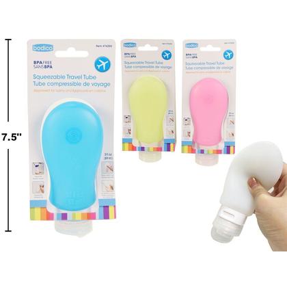 Bodico, 90ml Squeezable Travel Tube 1 randomized color per pack