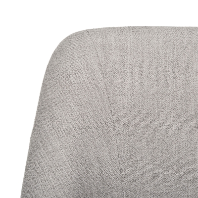 Safavieh 20.87-in Grey Adrienne Chrome Leg Swivel Office Chair