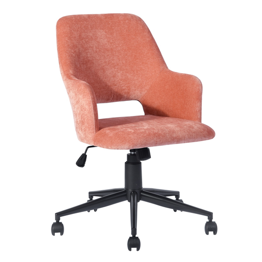 Homycasa Boga Contemporary Swivel Task Chair with Adjustable Height - Coral