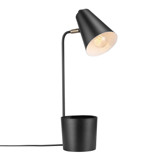 Globe Electric Taylor 18" Matte Black Desk Lamp with Organizer