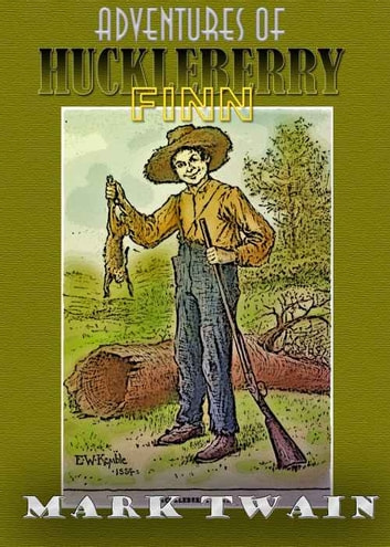 Adventures of Huckleberry Finn (Tom Sawyer's Comrade), Complete: with 65 Colorful Illustration (Illustrated)