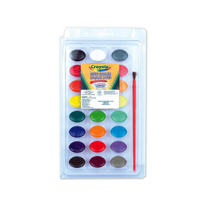 Crayola Washable Watercolor Paints, 24 colors (53-2400) 159392