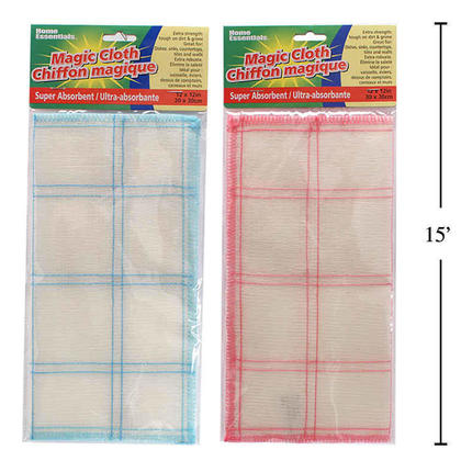 Kitchen Cleaning Cotton Absorbent Magic Dish Cloth, 1 Randomized Color Per Pack
