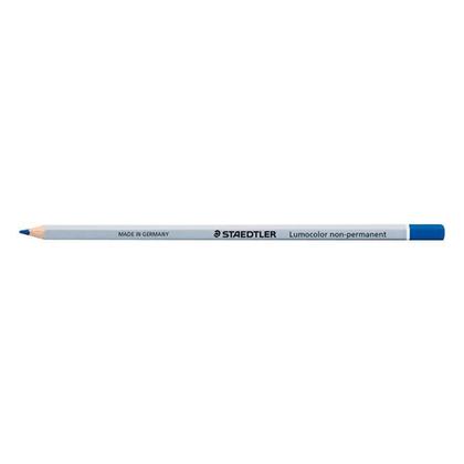 Staedtler@ Lumocolor Non-permanent Omnichrom Coloured Pencil , 12/Box - Blue 284992