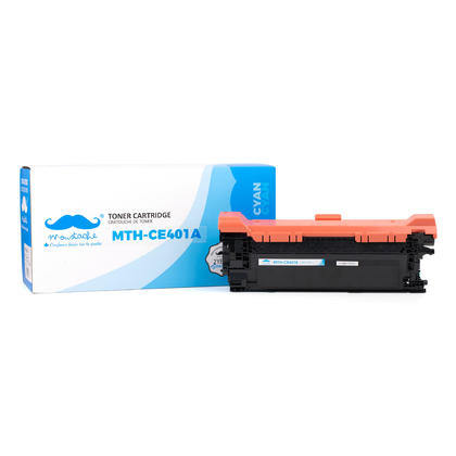 Compatible HP LaserJet Enterprise 500 Color MFP M575f Toner HP 507A CE401A Cyan