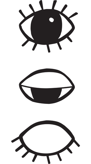 WallPops Eyes For You Wall Art Kit - 29-in x 12-in