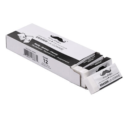 White Eraser, 12 pcs/box - Moustache@
