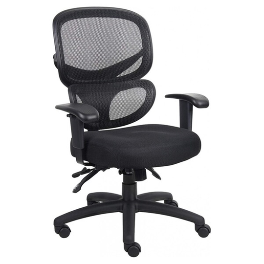Nicer Interior Multi-Function Ergonomic Desk Chair - Adjustable Height - Black