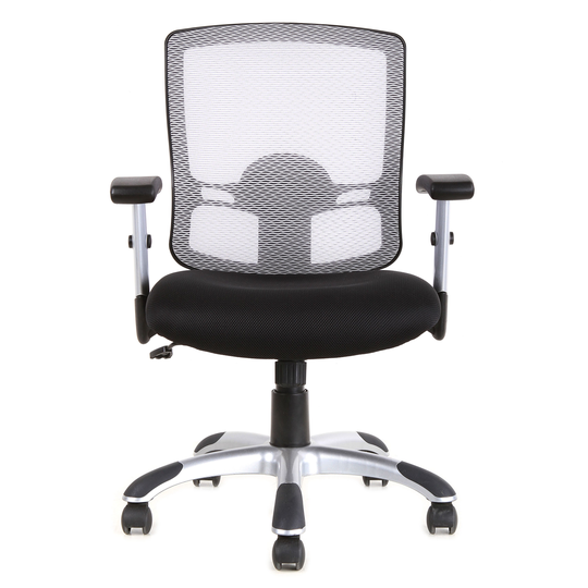 TygerClaw 20.9-in x 21.5-in White Mesh Office Chair