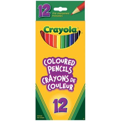 Crayola@ Pre-sharpened Coloured Pencils - 12 Colours 469114