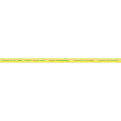 Baby Shower Baby Bump Measuring Tape Game, 150ft