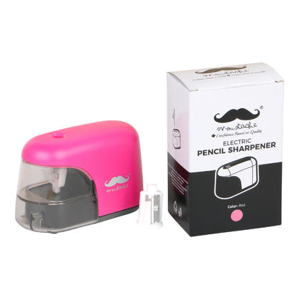 Automatic Electric Pencil Sharpener - Moustache@ - Ultra Pink