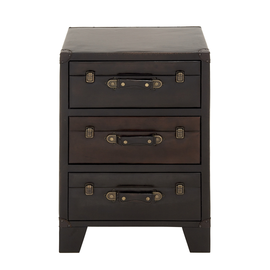 UMA Enterprises 28 In. x 19 In. Traditional Cabinet Dark Brown Wood