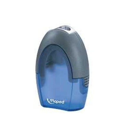 Maped Tonic Metal Pencil Sharpener - Blue (Single-hole / Double-hole) - 1-hole 107193
