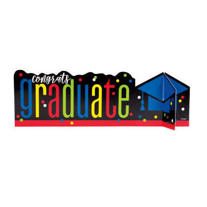 Colorful Cap Grad Deluxe 3D Centerpiece