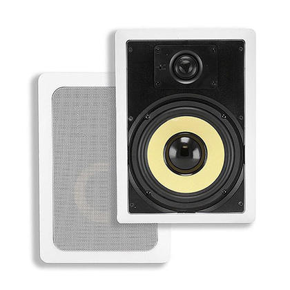 Caliber In-Wall Speakers, 6.5in Fiber 2-Way (pair) - Monoprice®