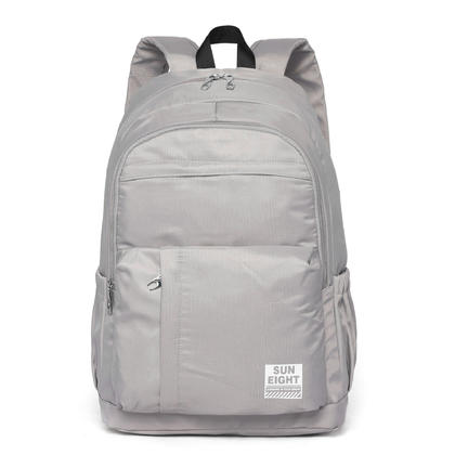 Solid Color Students Backpack, 19.3" x 6.7" x 12.6"