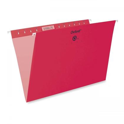 Pendaflex@ Essentials Esselte Oxford Colored Hanging File Folders - Red ,Legal