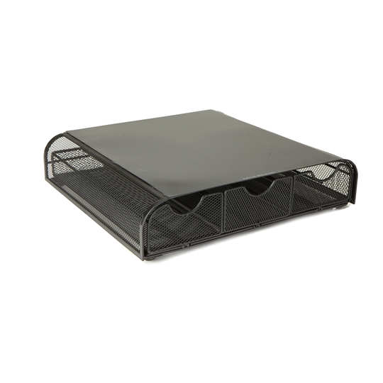 Mind Reader Black Mesh 3-Drawer Coffee Pod Case