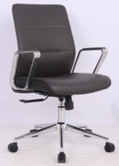 TygerClaw 19-in x 41.73-in Black Upholstered Office Chair