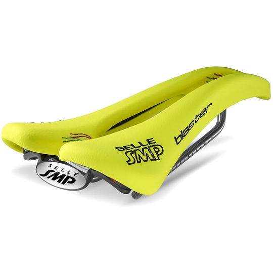 Selle SMP Blaster Bike Saddle - 131mm Wide - Fluo Yellow