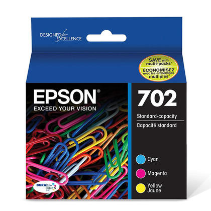 Epson T702 T702520 Color Ink Cartridge Combo C/M/Y