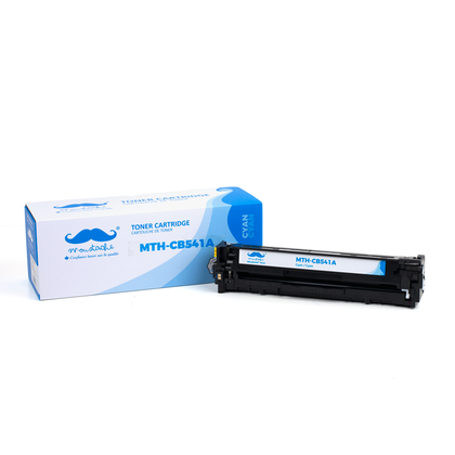 Compatible HP Color LaserJet CP1518NI Cyan Toner Cartridge - Moustache