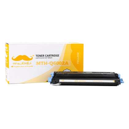 Compatible HP Color LaserJet 2600N Yellow Toner Cartridge - Moustache