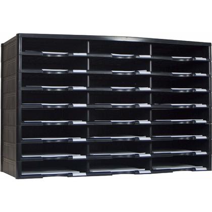 Storex® 24-Compartment Literature Organizer, Document Sorter
