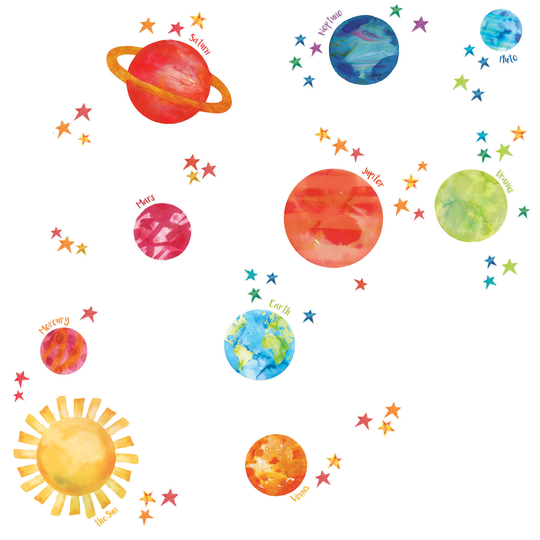 WallPops Galaxy Wall Art Kit - 36-in x 48-in