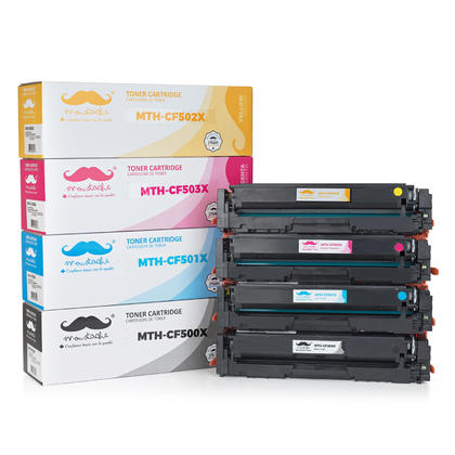 Compatible HP Color LaserJet Pro M281fdw Toner HP 202X CF500X CF501X CF502X CF503X Combo High Yield