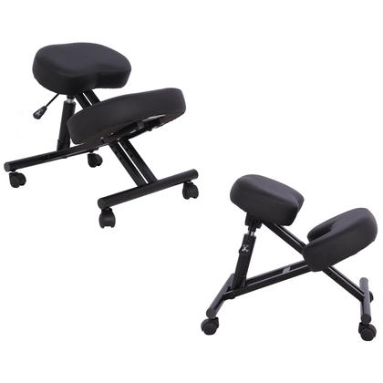 Moustache Ergonomic Kneeling Stool with Adjustable Height and Memory Foam Cushion