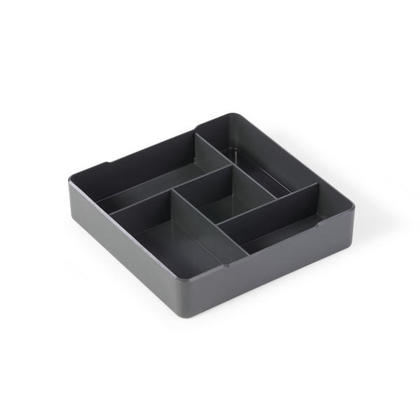 Durable Coffee Point Case, 8.3" w x 8.3" d x 1.9" h, Charcoal, 338658