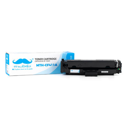 Compatible HP Color LaserJet Pro MFP M477FNW CyanToner Cartridge - Moustache