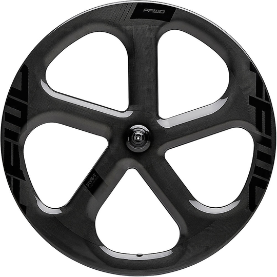 Fast Forward 5 Spoke 1K Front Tubular Track Wheel - 700c} - Black