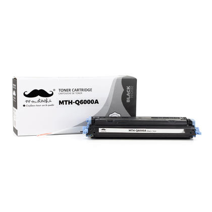Compatible HP Color LaserJet 1600 Black Toner Cartridge - Moustache
