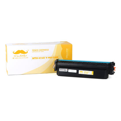 Compatible HP Color LaserJet Pro M454dw jaune cartouche de toner de Moustache, sans puce - grande capacite