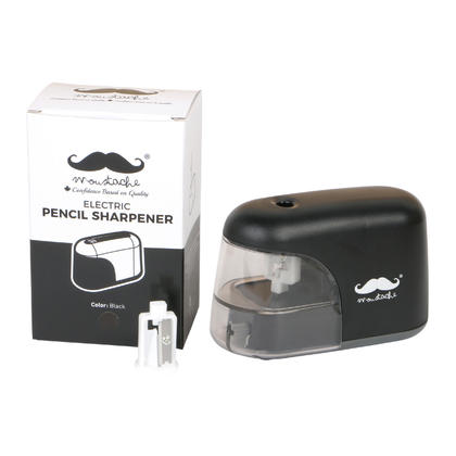 Automatic Electric Pencil Sharpener - Moustache@ - Black