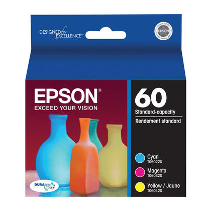 Epson T060520 Color Ink Cartridge Combo C/M/Y