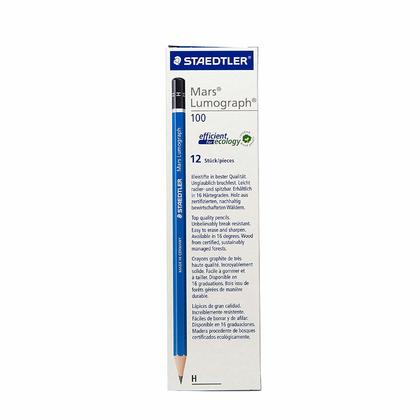Staedtler® Mars® Lumograph® Drawing Sketching Pencils, 12/Pack - H