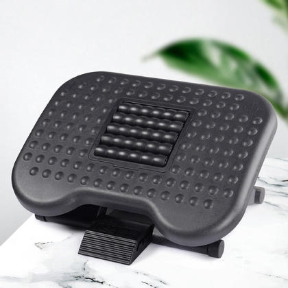 Ergonomic Under-Desk Massaging Footrest with Center Massage Nodes - Moustache®