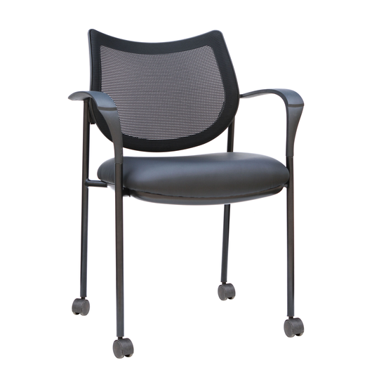 TygerClaw 20.1-in x 17.5-in Black Mesh Office Chair