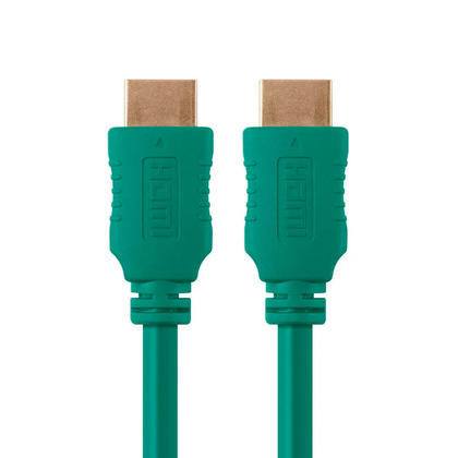 6ft 28AWG High Speed HDMI® Cable w/Ferrite Cores - (7 Colors Available) - Monoprice® - Green