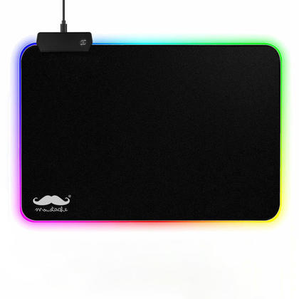 RGB Gaming Mouse Pad, 7 LED Color, 250*350*3mm - Moustache®