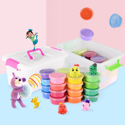 DIY Air Dry Clay Kit, 24 Colors