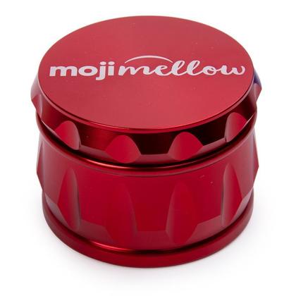 Moji Mellow, 2.5" Aluminum Cylinder Grinder, 4 Part, 1 Randomized Color Per Pack