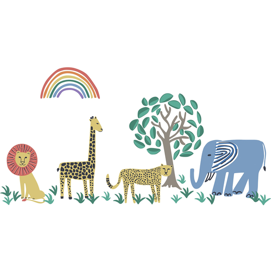 WallPops Safari Kingdom Wall Art Kit