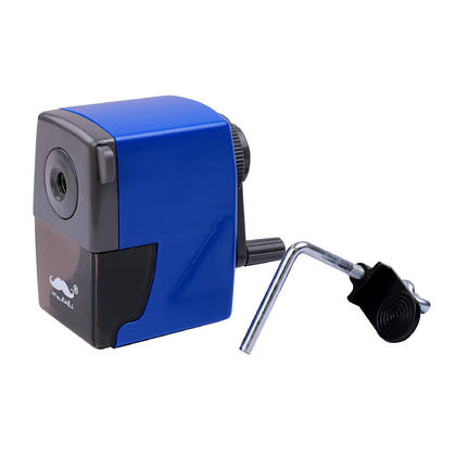 Manual Pencil Sharpener with Desk Clamp - Moustache@ - Blue