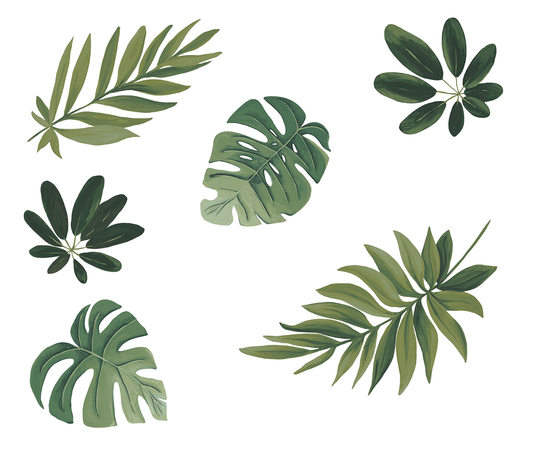 WallPops Havana Leaves Wall Art Kit